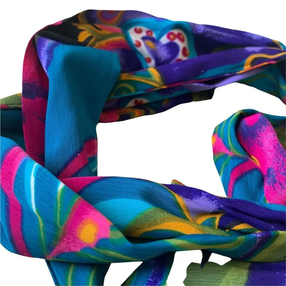 Vintage Chunky Hardware Neck Tie/Scarf